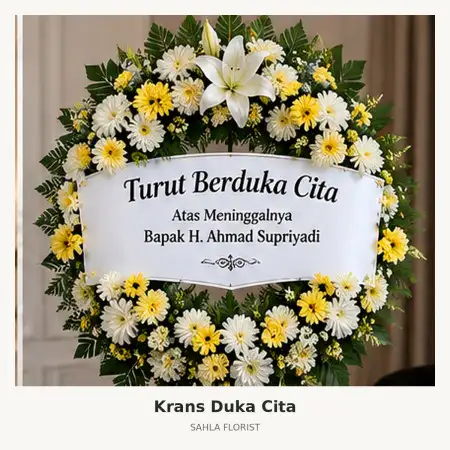 Krans Bunga Duka Jekan Raya